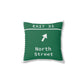 Vintage Merritt Parkway Exit 31 Sign Spun Polyester Square Pillow