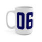 06279 Willington Connecticut Zip Code Mug 15oz