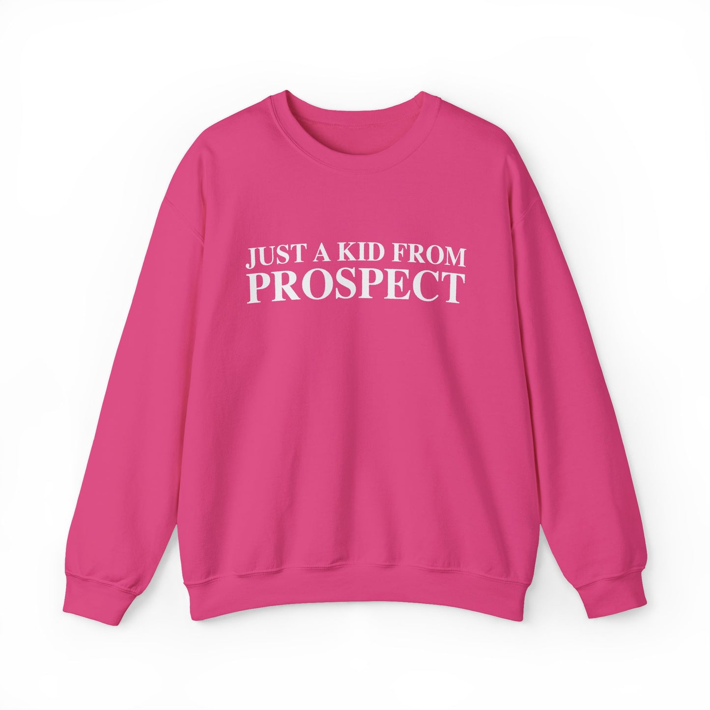 Just a kid from Prospect Unisex Heavy Blend™ Crewneck Sweatshirt