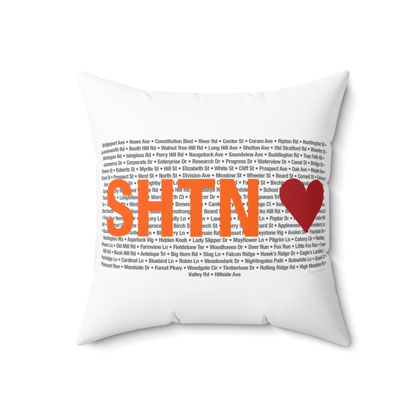 Shelton Love Spun Polyester Square Pillow