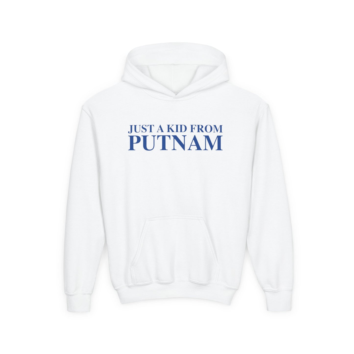 Just a kid from Putnam Youth Heavy Blend Hooded Sweatshirt