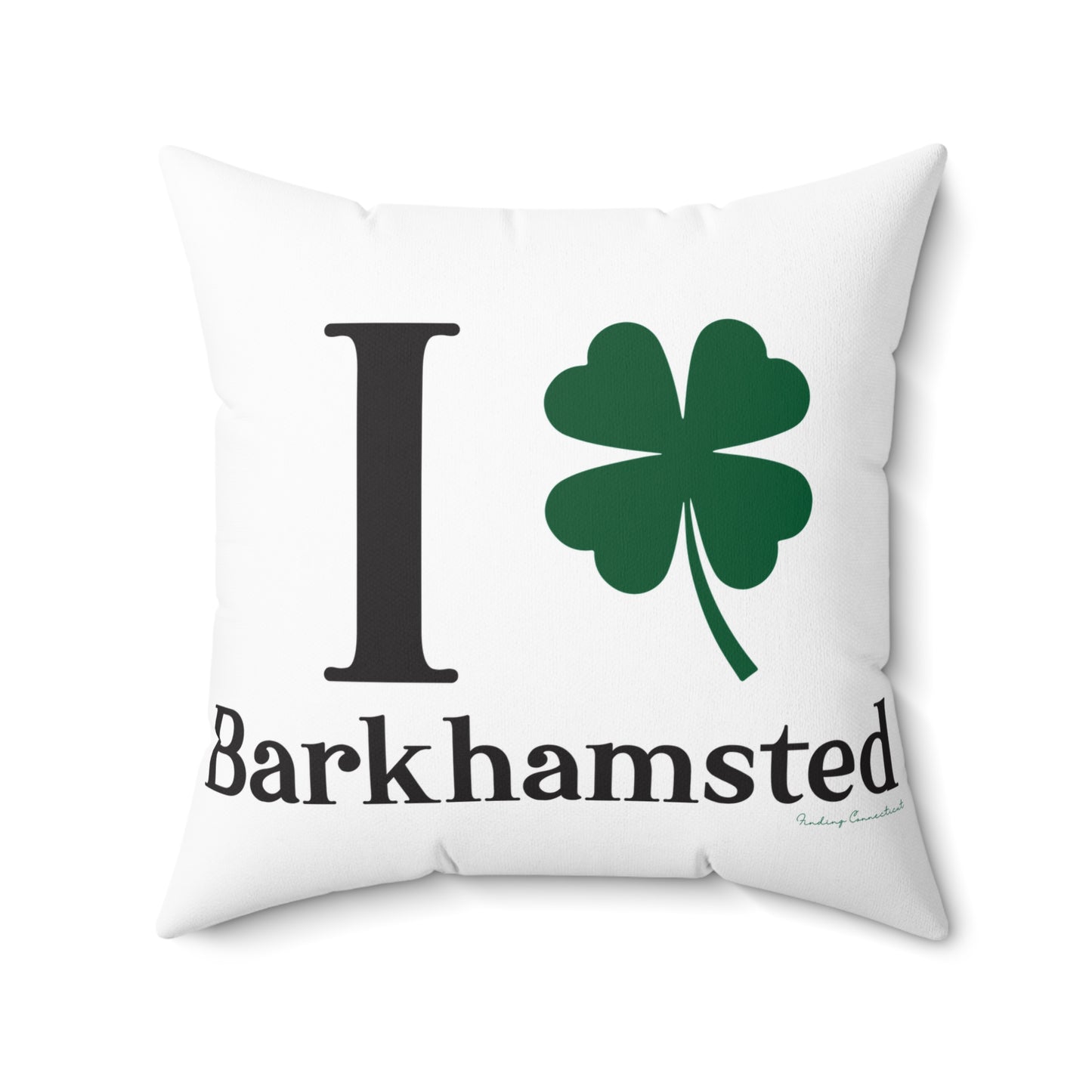 I Clover Barkhamsted Spun Polyester Square Pillow
