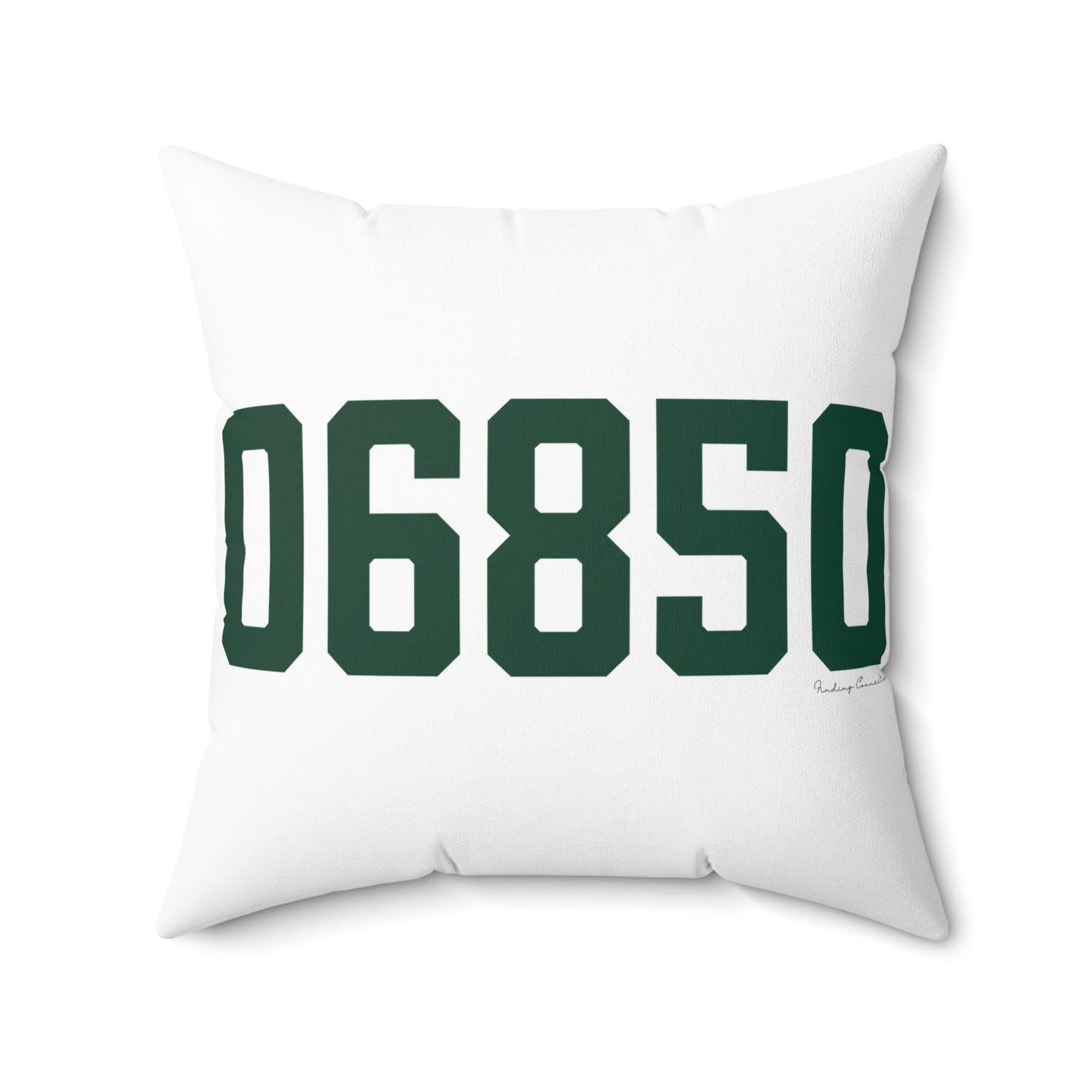 06850 Norwalk Connecticut Zip Code Spun Polyester Square Pillow