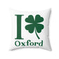 I Clover Oxford Spun Polyester Square Pillow