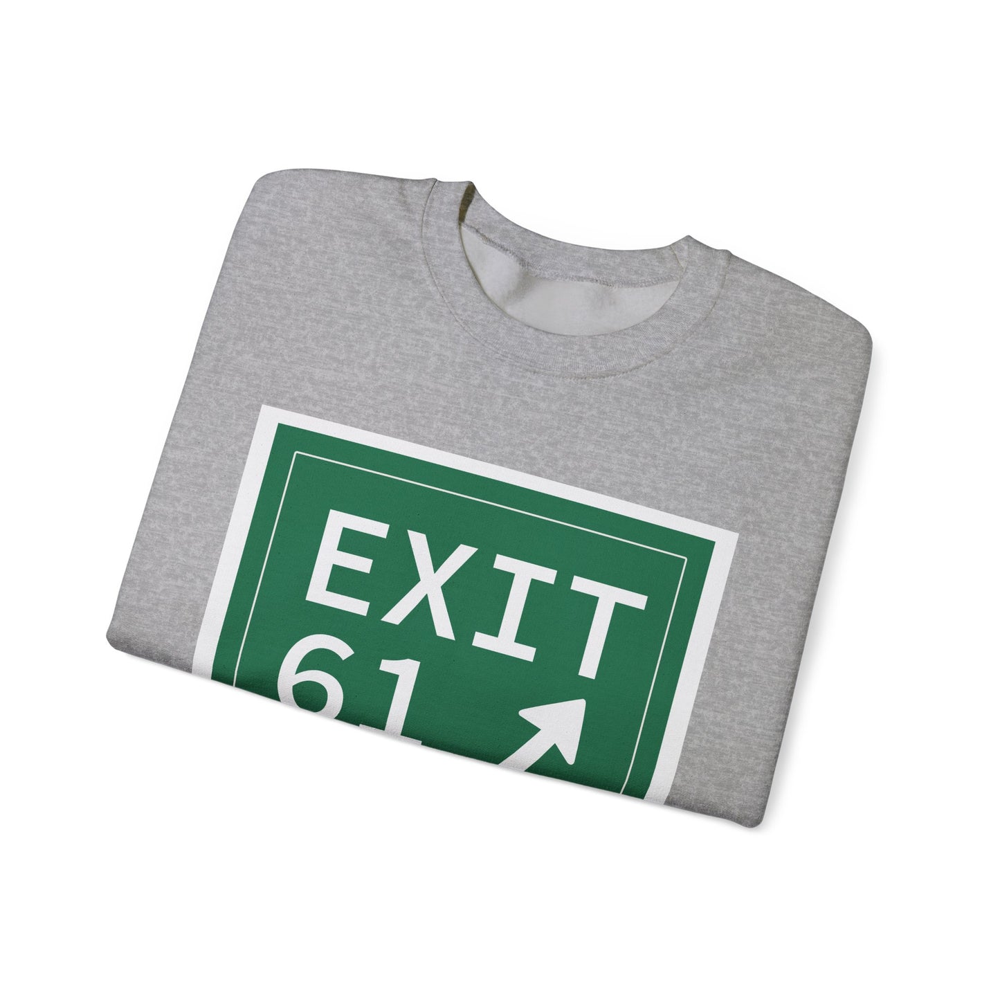 Vintage Exit 61 WCP Sign Unisex Heavy Blend™ Crewneck Sweatshirt