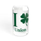 I Clover Union Sipper Glass, 16oz