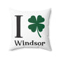 I Clover Windsor Spun Polyester Square Pillow