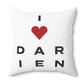 Darien Vision Spun Polyester Square Pillow