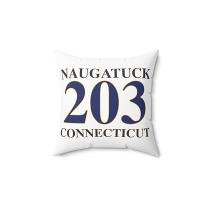 Naugatuck 203 Connecticut Polyester Square Pillow