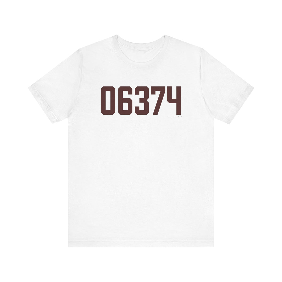 06374 Voluntown Connecticut Zip Code Unisex Jersey Short Sleeve T-Shirt