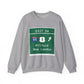 Vintage Merritt Parkway Exit 54 Sign Unisex Heavy Blend™ Crewneck Sweatshirt