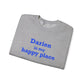 Darien Is My Happy Place Unisex Heavy Blend™ Crewneck Sweatshirt