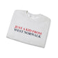 Just a kid from West Norwalk Unisex Heavy Blend™ Crewneck Sweatshirt