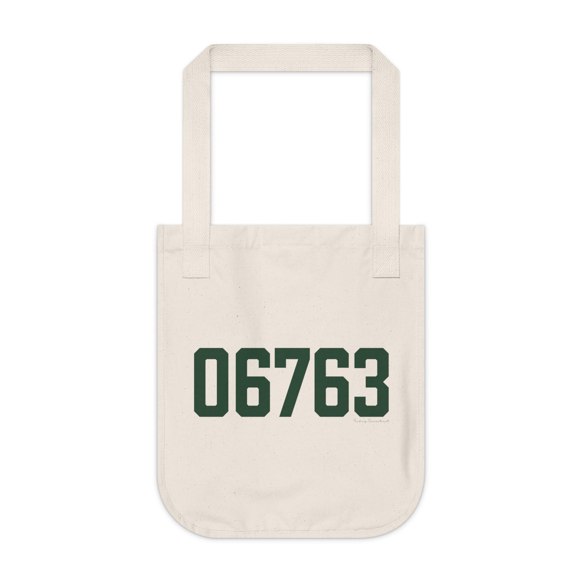 06763 Morris Connecticut Zip Code Organic Canvas Tote Bag