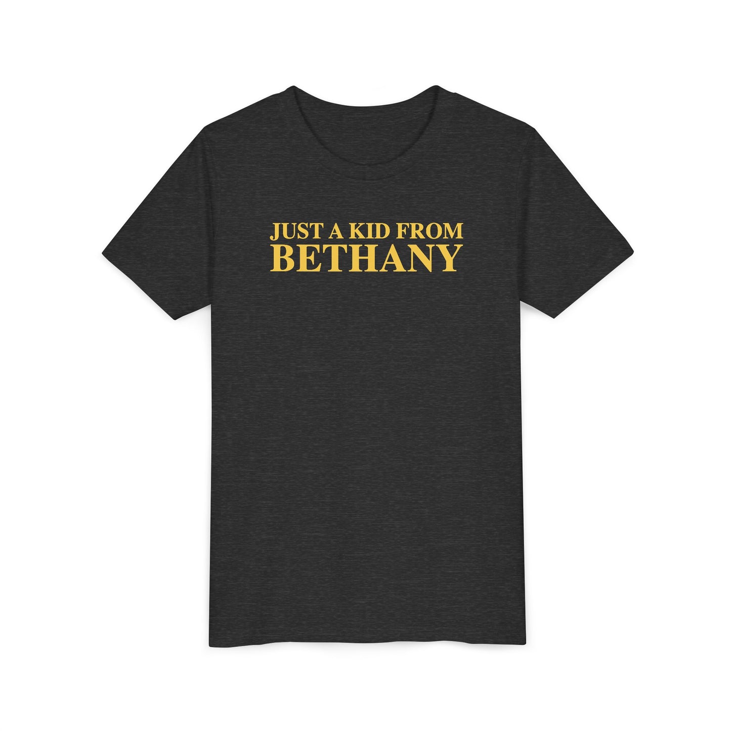 Just a kid from Bethany Youth Short Sleeve T-Shirt