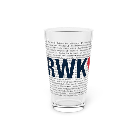 Norwalk Love Pint Glass, 16oz