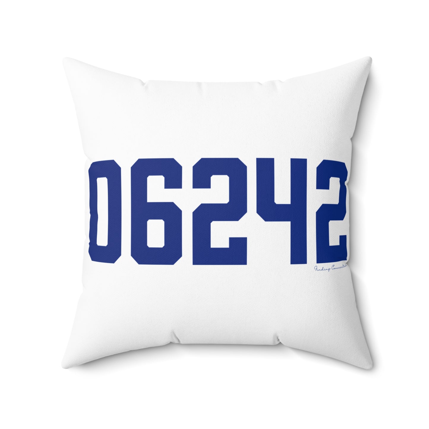 06242 Eastford Connecticut Zip Code Spun Polyester Square Pillow