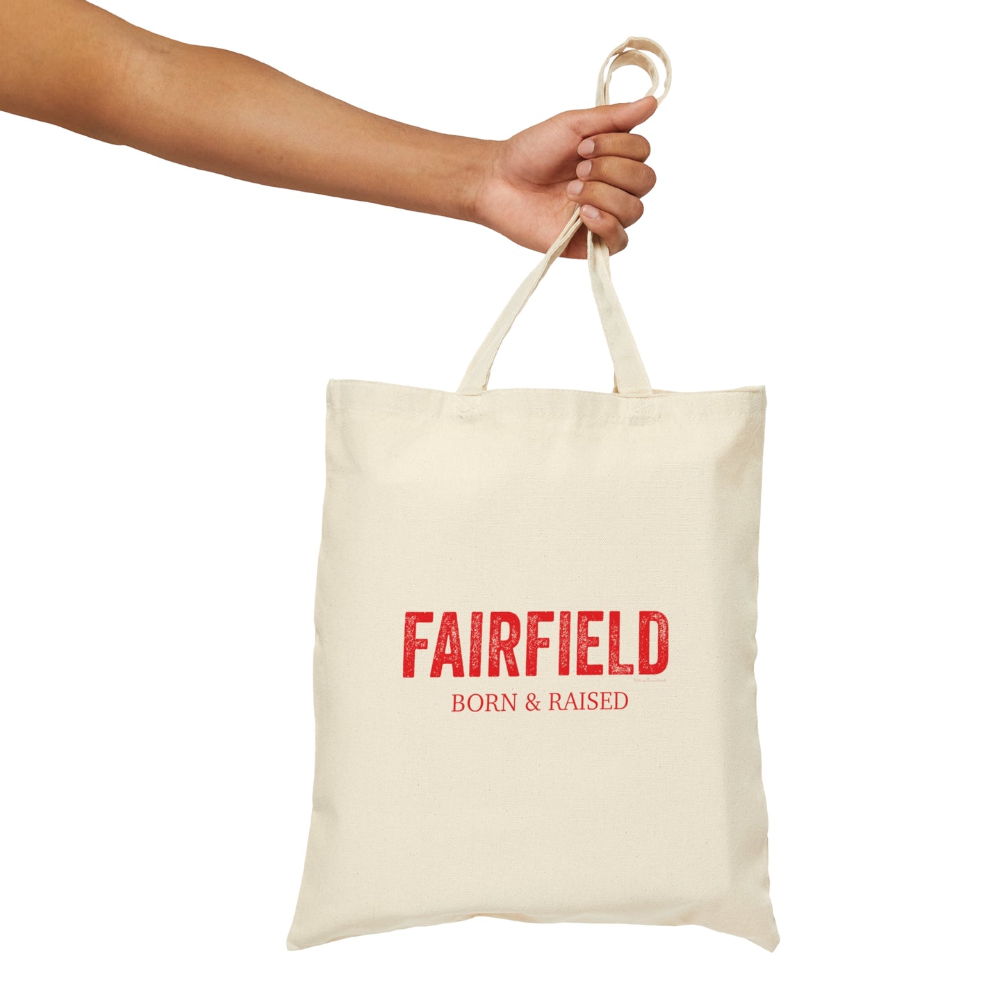 Fairfield Born & Raised Cotton Canvas Tote Bag