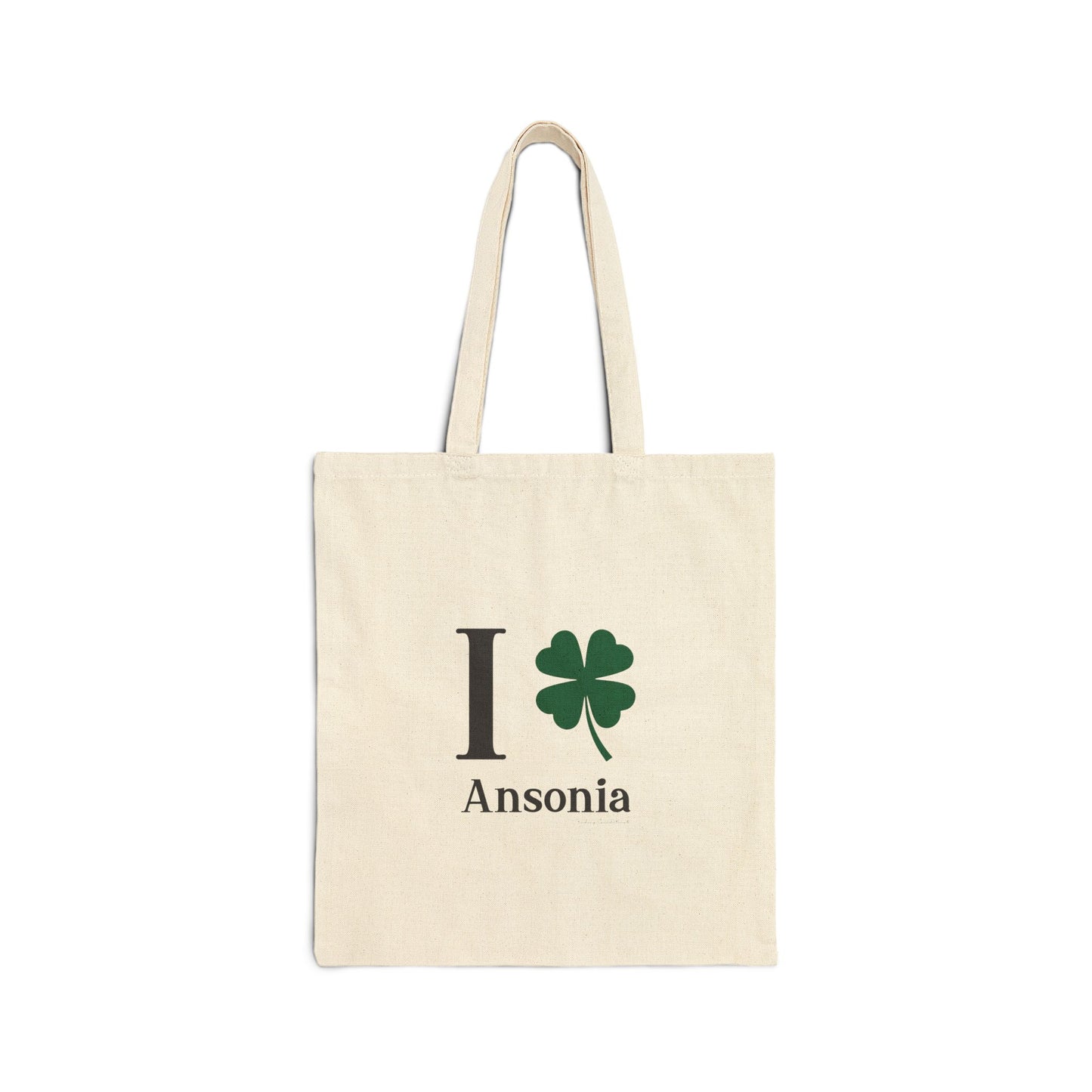 I Clover Ansonia Cotton Canvas Tote Bag