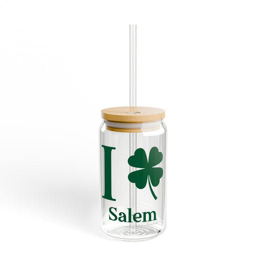 I Clover Salem Sipper Glass, 16oz