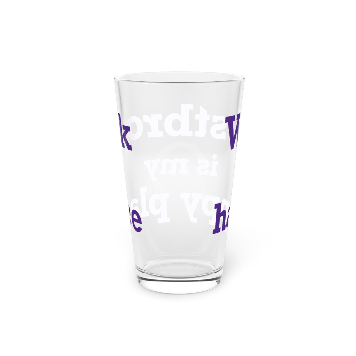 Westbrook is My Happy Place Pint Glass, 16oz