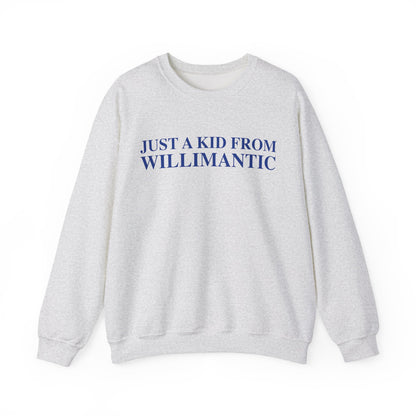 Just a kid from Willimantic Unisex Heavy Blend™ Crewneck Sweatshirt
