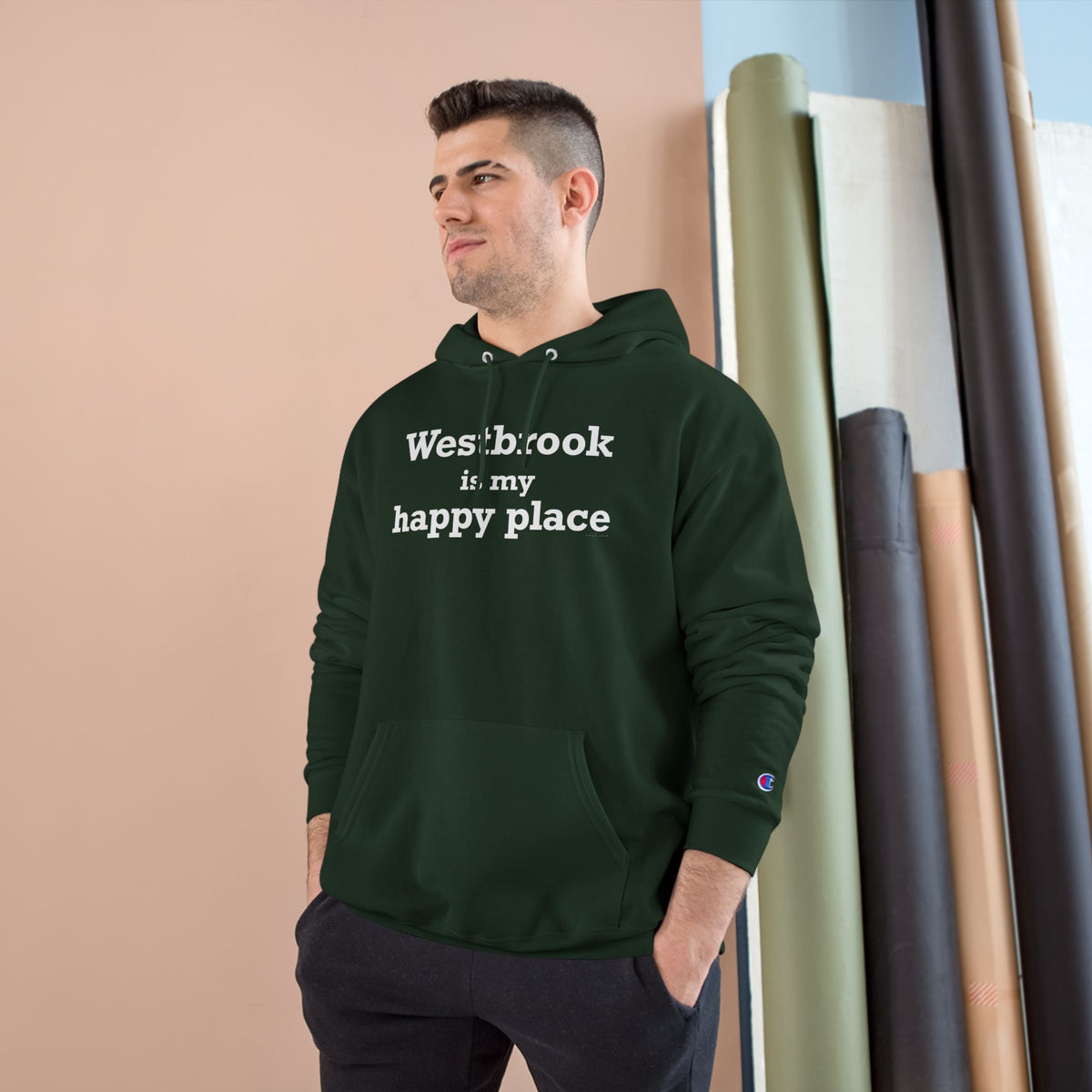 Westbrook is My Happy Place Champion Hoodie