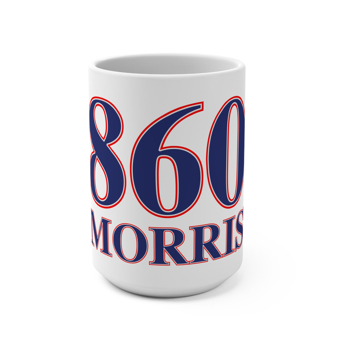 Morris Red, White & Blue Mug 15oz