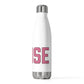 Goose Zip Code Pink & Black 20oz Insulated Bottle