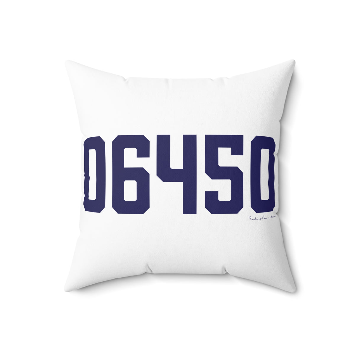 06450 Meriden Connecticut Zip Code Polyester Square Pillow