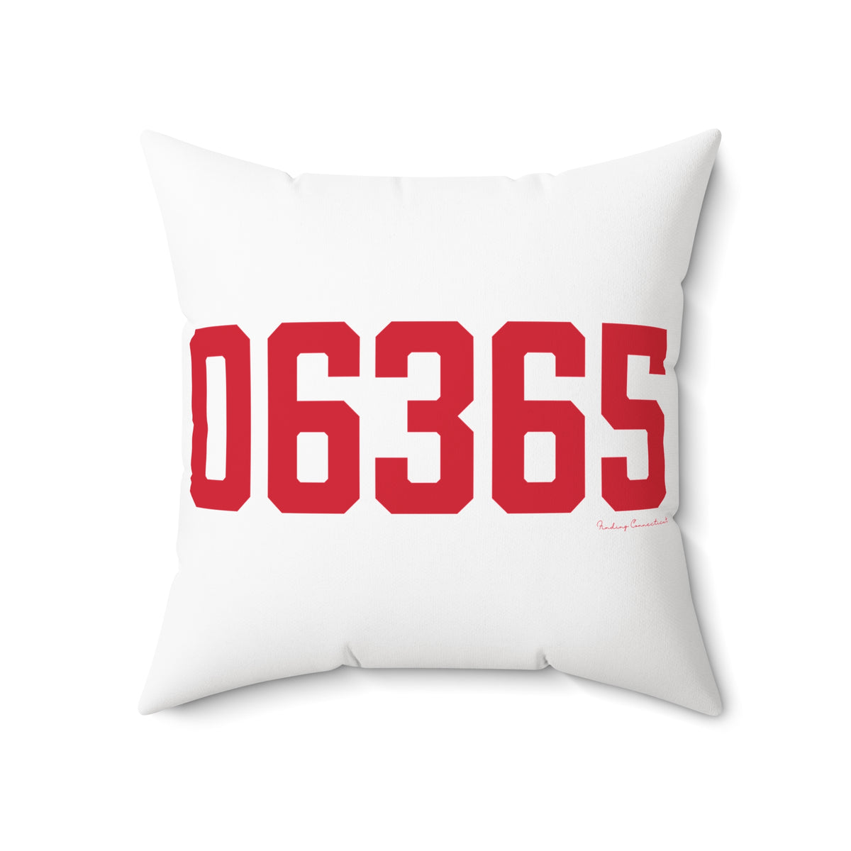06365 Preston Connecticut Zip Code Spun Polyester Square Pillow