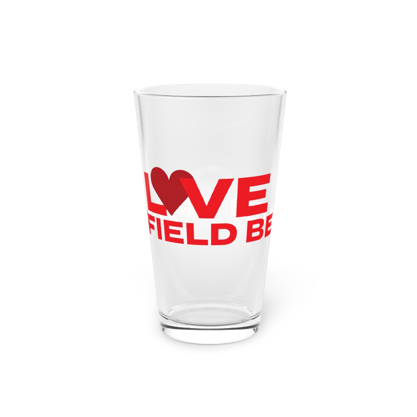 Love Fairfield Beach Pint Glass, 16oz