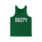 06374 Plainfield CT Zip Code Unisex Jersey Tank Top
