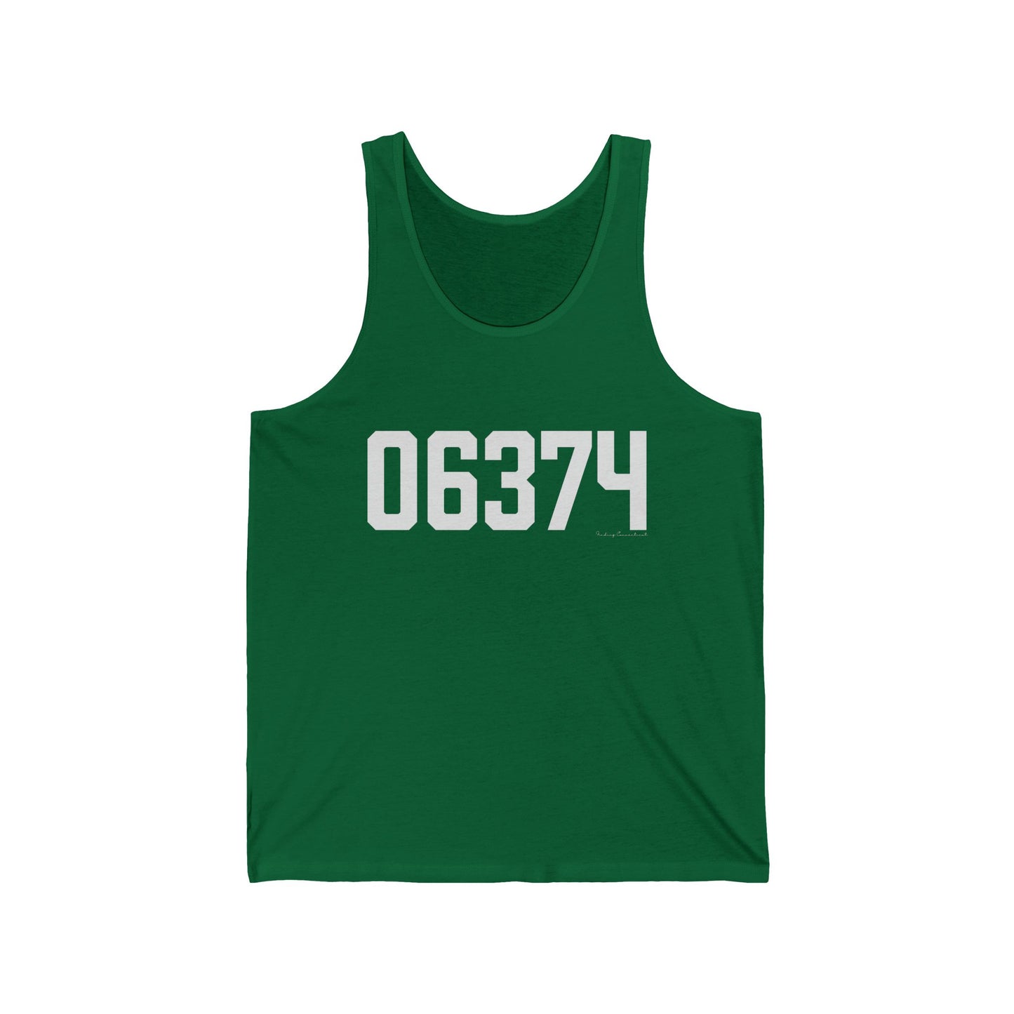 06374 Plainfield CT Zip Code Unisex Jersey Tank Top