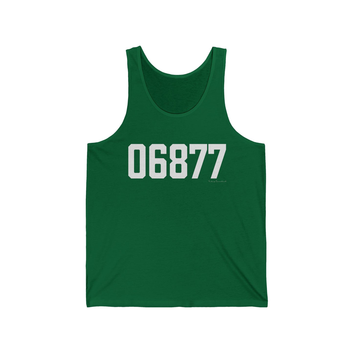 06877 Ridgefield CT Zip Code Unisex Jersey Tank Top