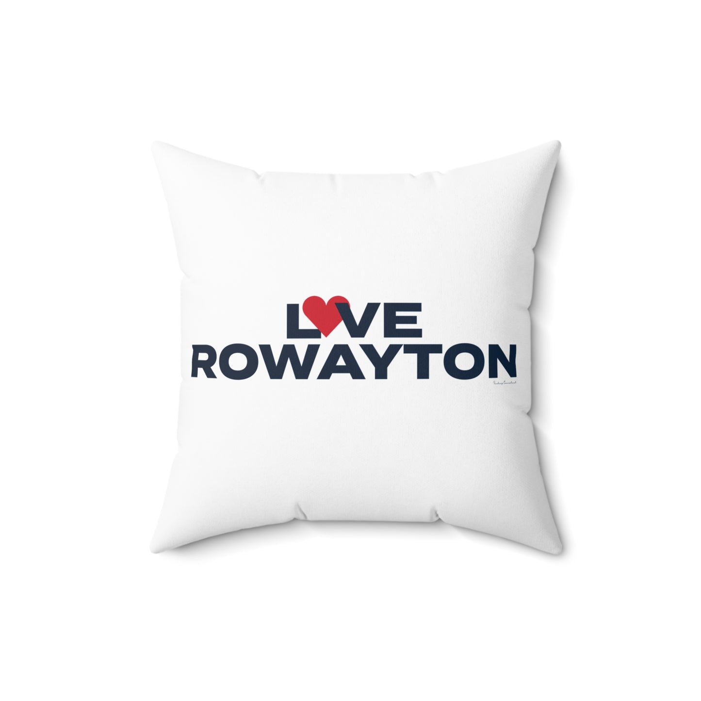 Love Rowayton Spun Polyester Square Pillow