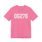 06278 Ashford CT Zip CodeUnisex Jersey Short Sleeve T-Shirt