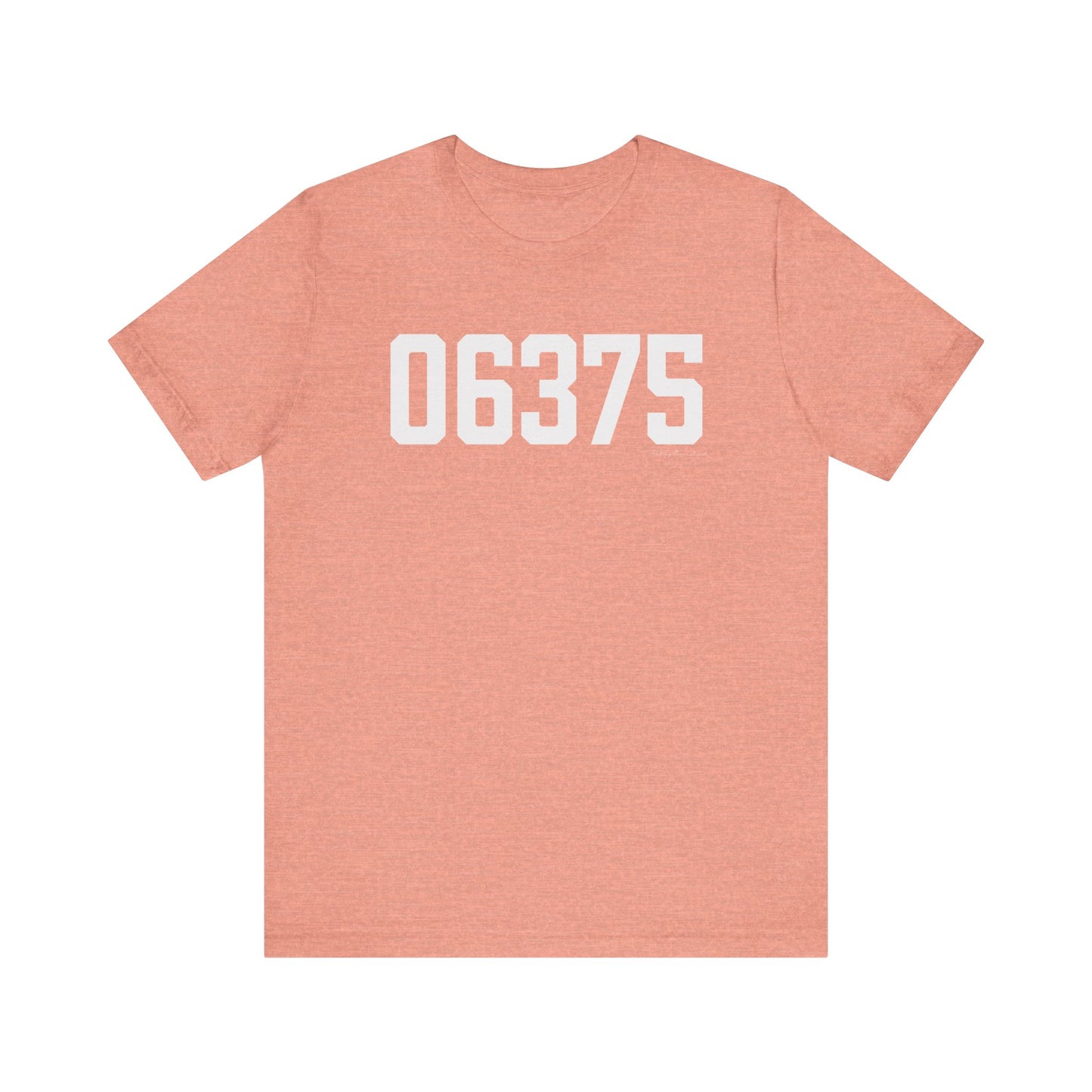 06375 - New London Connecticut Zip Code - Unisex Jersey Short Sleeve Tee