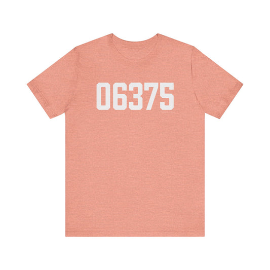 06375 - New London Connecticut Zip Code - Unisex Jersey Short Sleeve Tee