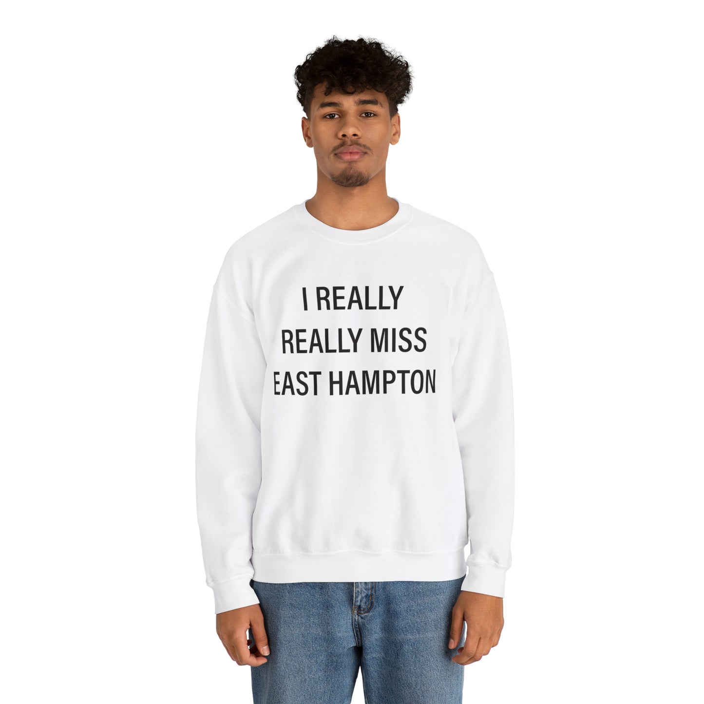 I Really Really Miss East Hampton Unisex Heavy Blend™ Crewneck Sweatshirt