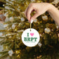 I Heart BRPT Glass Ornaments