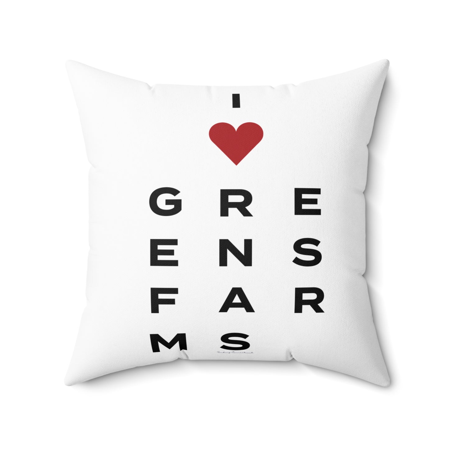 Greens Farms Vision Spun Polyester Square Pillow