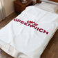 Love Old Greenwich  Velveteen Plush Blanket