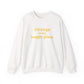 Orange is My Happy Place Unisex Heavy Blend™ Crewneck Sweatshirt