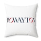 41 Tilt Rowayton Spun Polyester Square Pillow