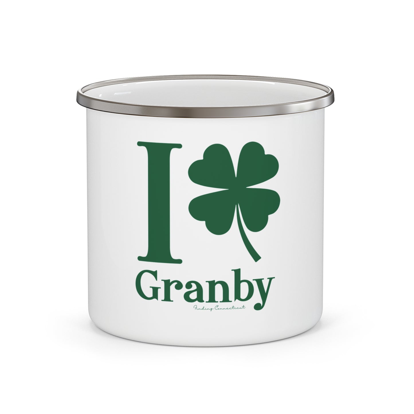 I Clover Granby Enamel Camping Mug