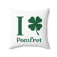 I Clover Pomfret Spun Polyester Square Pillow