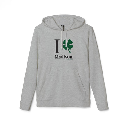 I Clover Madison adidas Unisex Fleece Hoodie