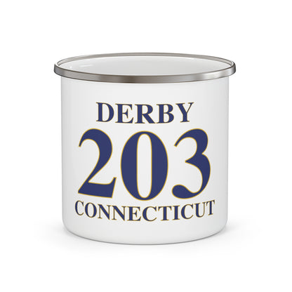 Derby 203 Connecticut  Enamel Camping Mug