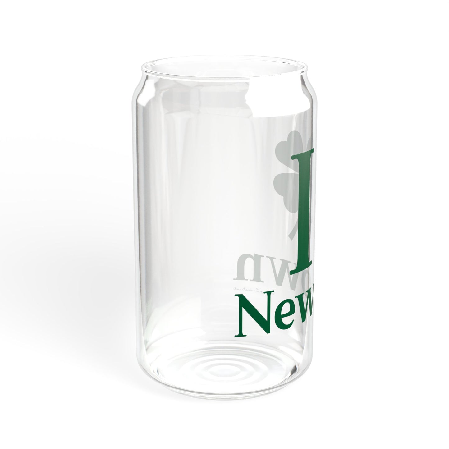 I Clover Newtown Sipper Glass, 16oz